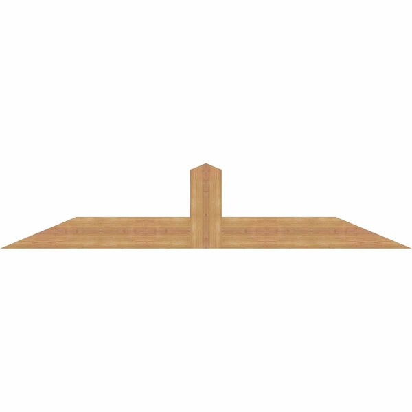 Ekena Millwork Portland Smooth Timber Gable Bracket, Western Red Cedar, 72"W x 15"H x 1 1/2"D x 5 1/2"F, 5/12 Pitch GBW072X15X0206POR00SWR - main